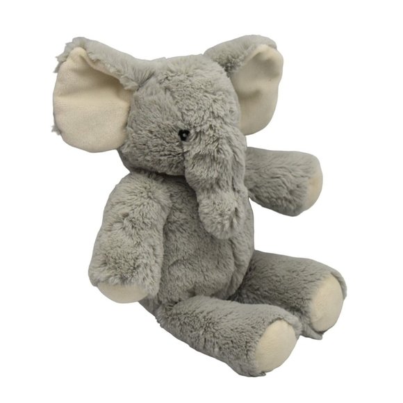 Kellytoy Kellybaby Plush Elephant Rattle Crinkle Ears Baby Lovey Stuffed Animal - Picture 1 of 4